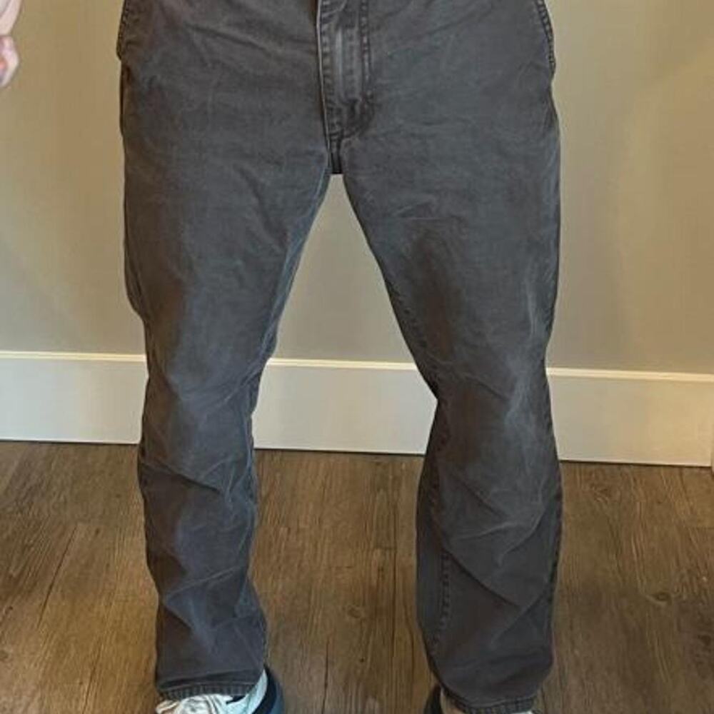 Rustic dime brown canvas workwear chino